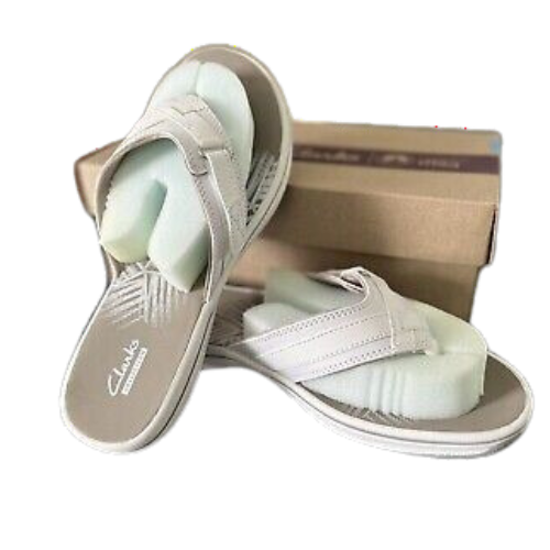 BREEZE SEA 25508 WHITE SYNTHETICCLARKS @BRANDYS SHOES