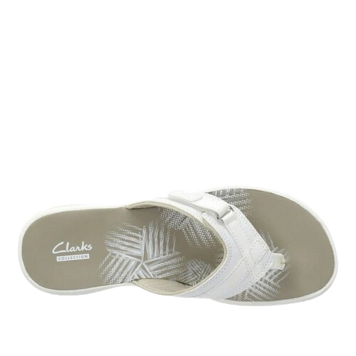 BREEZE SEA 25508 WHITE SYNTHETICCLARKS @BRANDYS SHOES