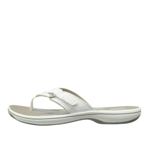 BREEZE SEA 25508 WHITE SYNTHETICCLARKS @BRANDYS SHOES