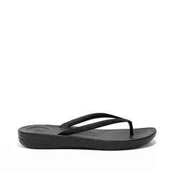 Iqushion Black Ergonomic FitFlops