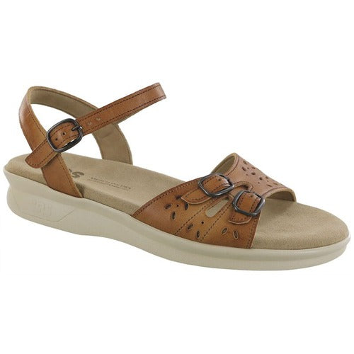 Duo Quarter Tan/Hazel Strap Sandal Sas