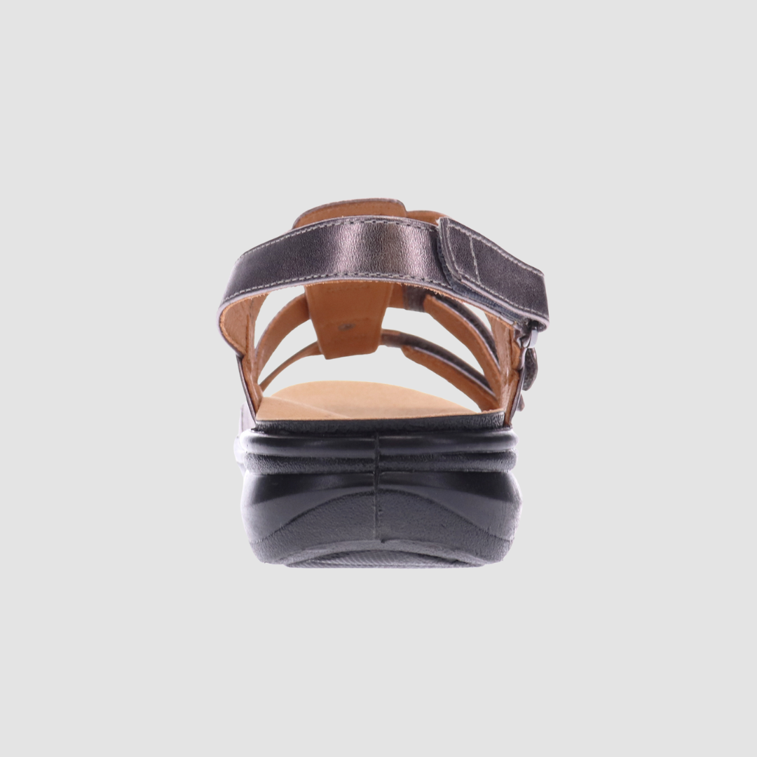 Toledo Gunmetal -  Revere Comfort Shoes at Brandys Shoes