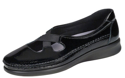 SAS Women Crissy BLK PAT @BRANDYSSHOES