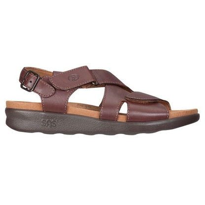 Cinnamon Huggy Cross Strap Sandal Sas