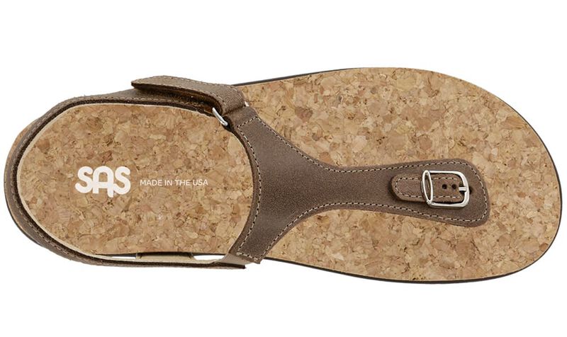 BROWN | Marina T-Strap Sandal at Brandy's Shoes Made in USA