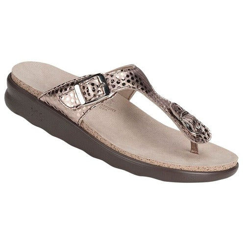 Oro Sanibel T-Strap Slide Sandal Sas