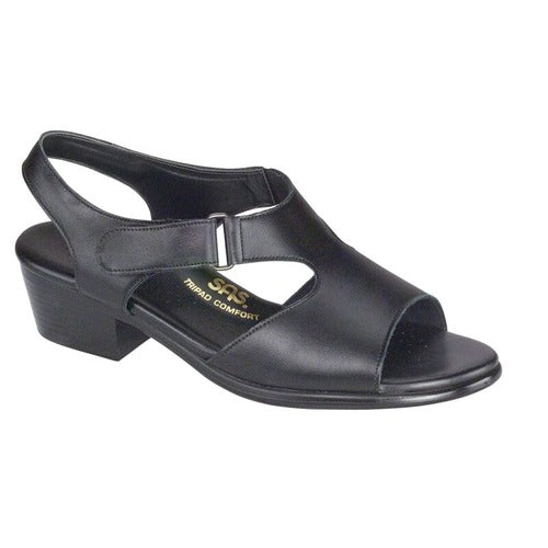 Suntimer Black Heel Strap Sas