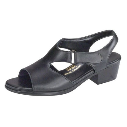 Suntimer Black Heel Strap Sas