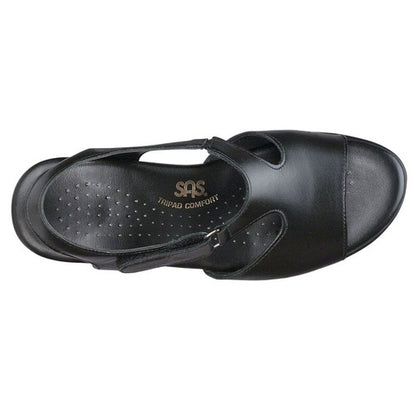 Suntimer Black Heel Strap Sas