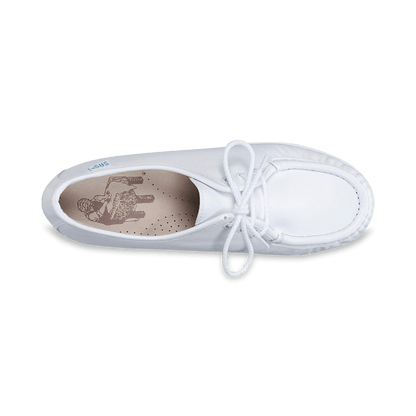 WHITE - SAS Siesta - Lace Up Loafer at Brandy's Shoes Made in USA