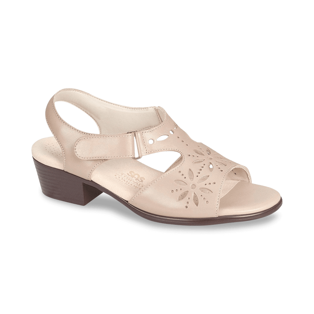 CREAM | SAS Sunburst - Heeled Sandal at Brandy's Shoes Made in USA