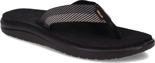 VOYA FLIP Grey Vori Black Gray Vgbr Thong Sandals