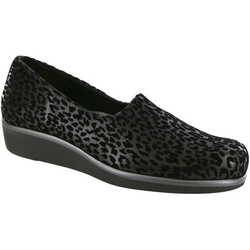 Leopard Bliss Slip On Wedge Sas